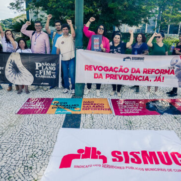 No aniversário de Curitiba, SISMUC cobra do prefeito mais valorização para os servidores públicos